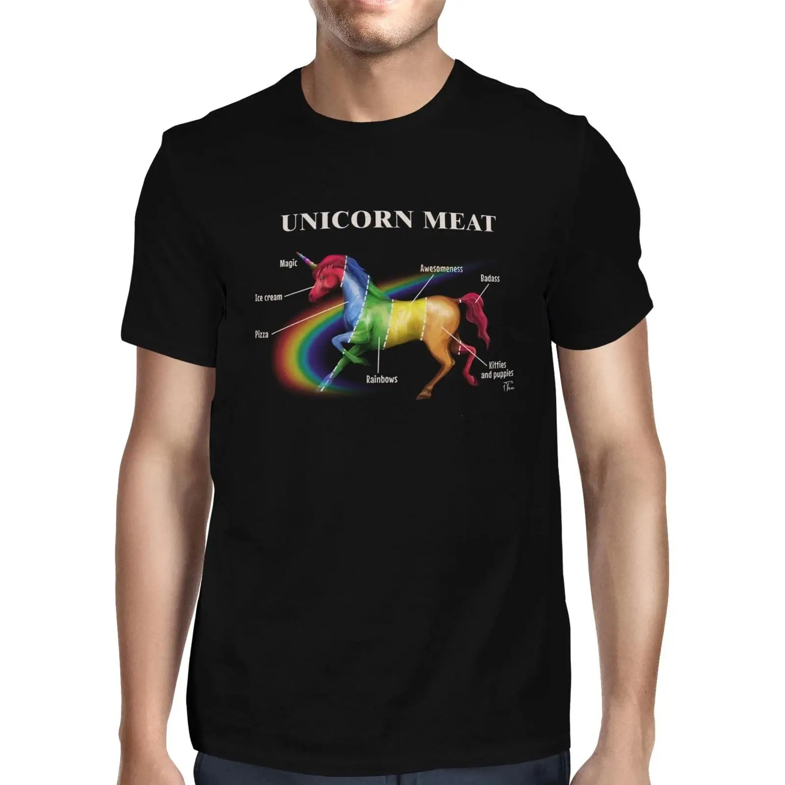 Men'S Fashion Guide - 1T T Shirt Men's Unicorn Meat