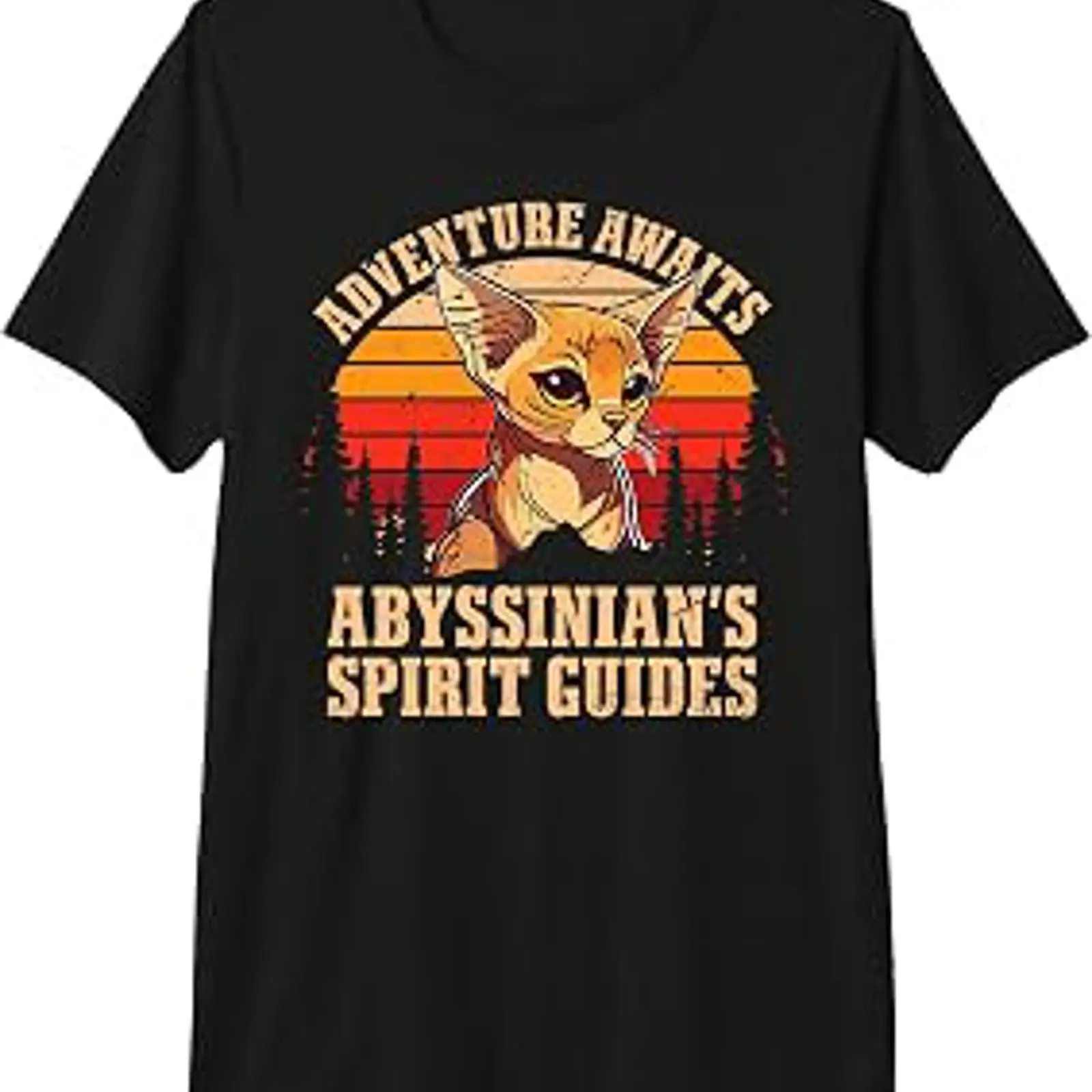 Men'S Fashion Guide - Adventure Awaits Abyssinian's Spirit Guides Cat