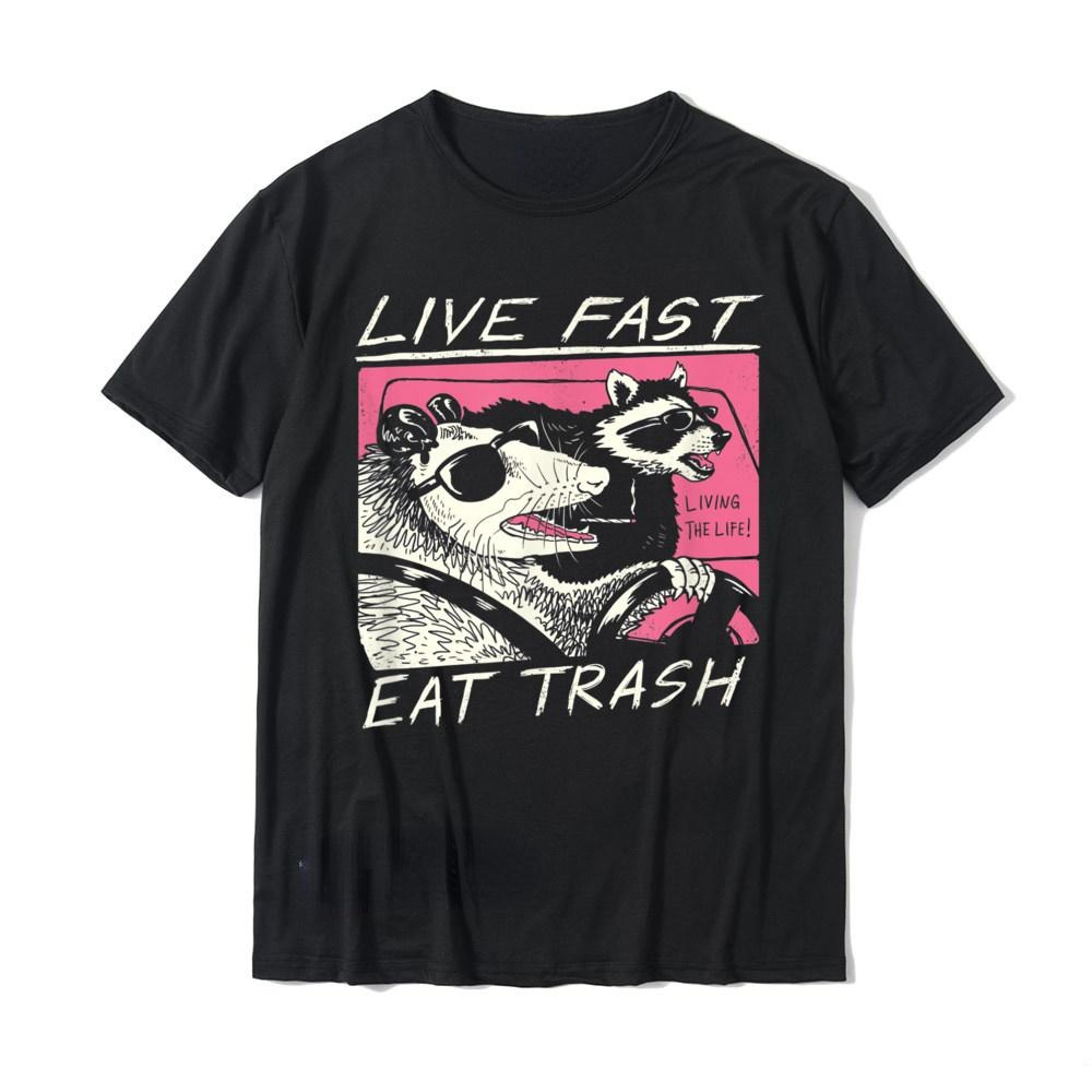 Graphic Tee Oversized - Sống Nhanh! Ăn Thùng Rác! Người