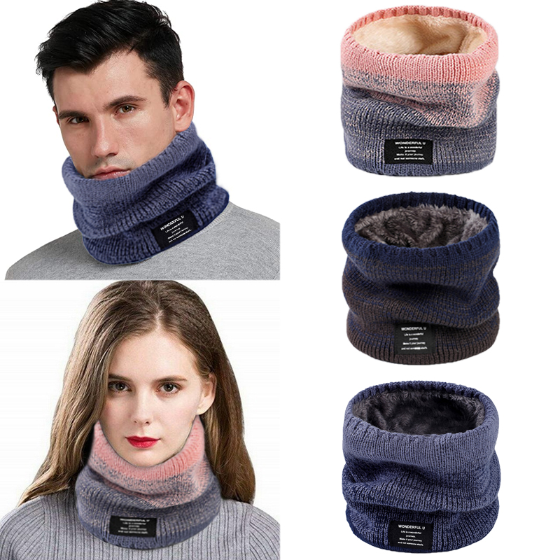Men Scarf Wool - Mùa Đông Nữ Nam DệT Kim