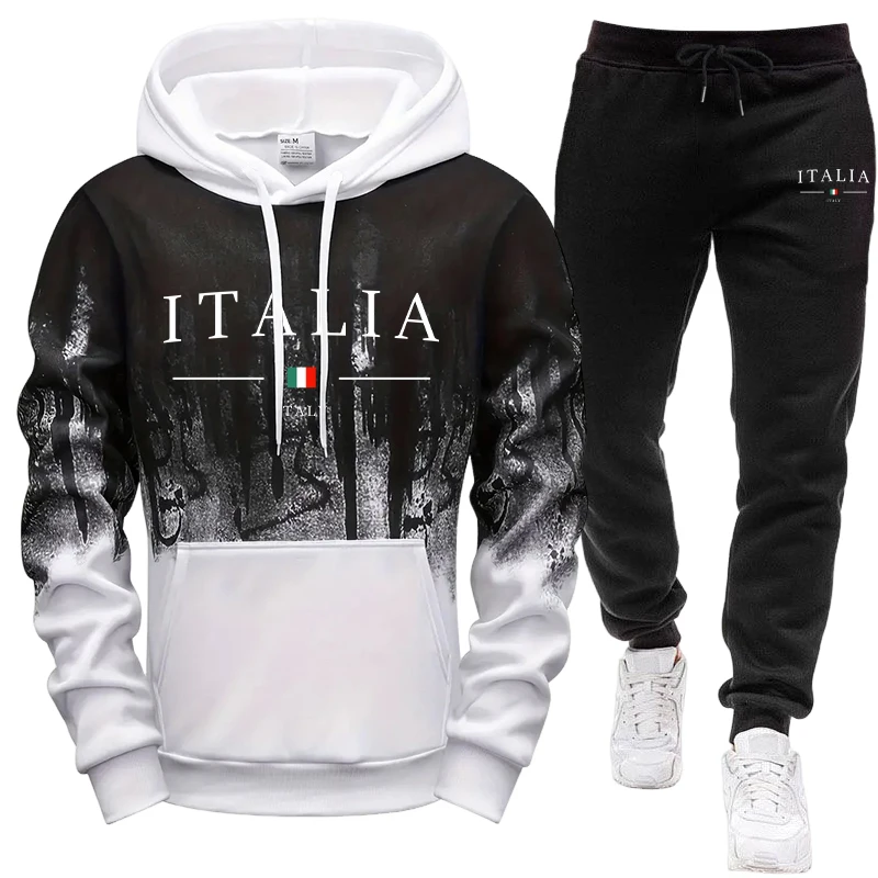 Mens Fashion Casual Outfits - Autumn Winter Daily Sports Fashion Sweatshirt