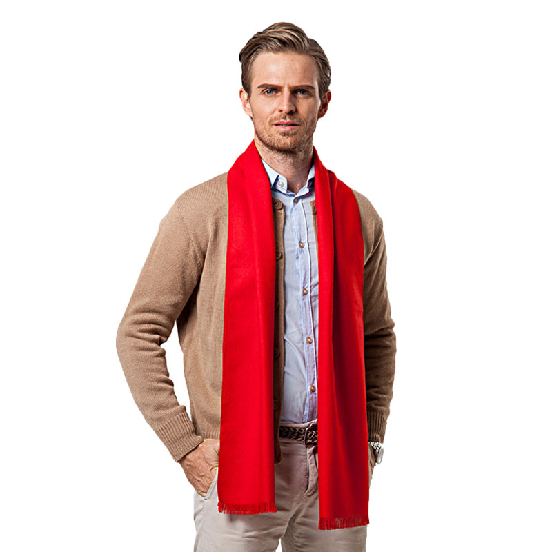 Men Scarf Wool - Thời Trang Mùa Đông Màu Áo
