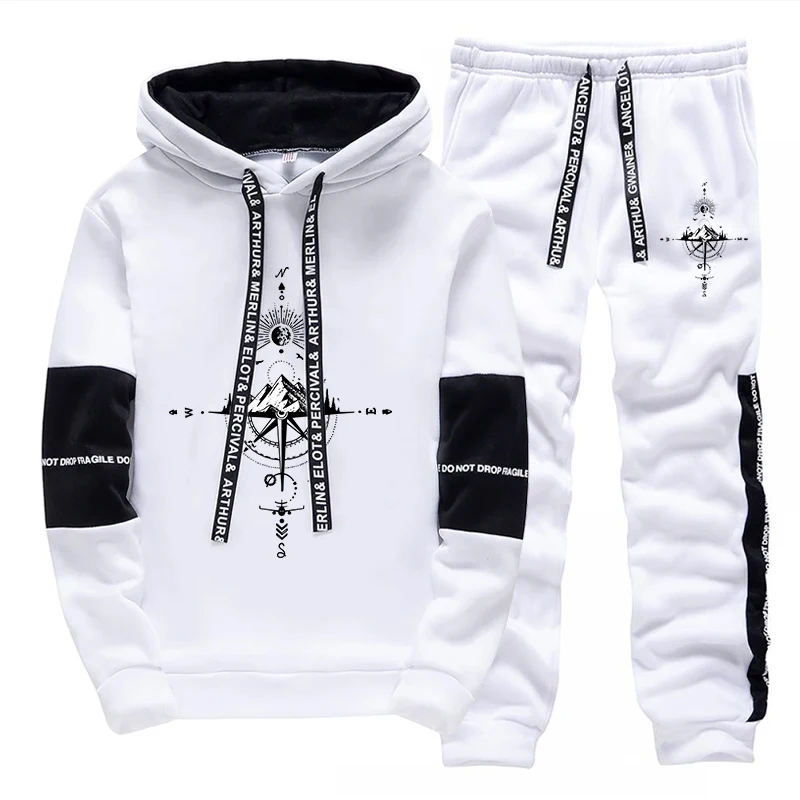 Mens Fashion Casual Outfits - New Autumn Winter Men's Tracksuit Fashion