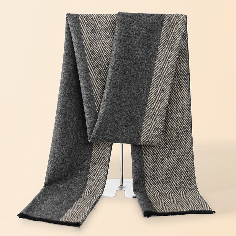 Men Scarf Wool - Luxury Winter Men Scarf Shawl Warm