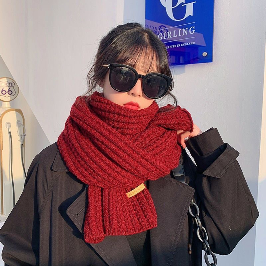 Thick Cable Knit Warm Cashmere - đánh giá và giá Men Scarf Wool