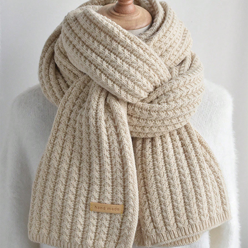 Thick Cable Knit Warm Cashmere - đánh giá và giá Men Scarf Wool