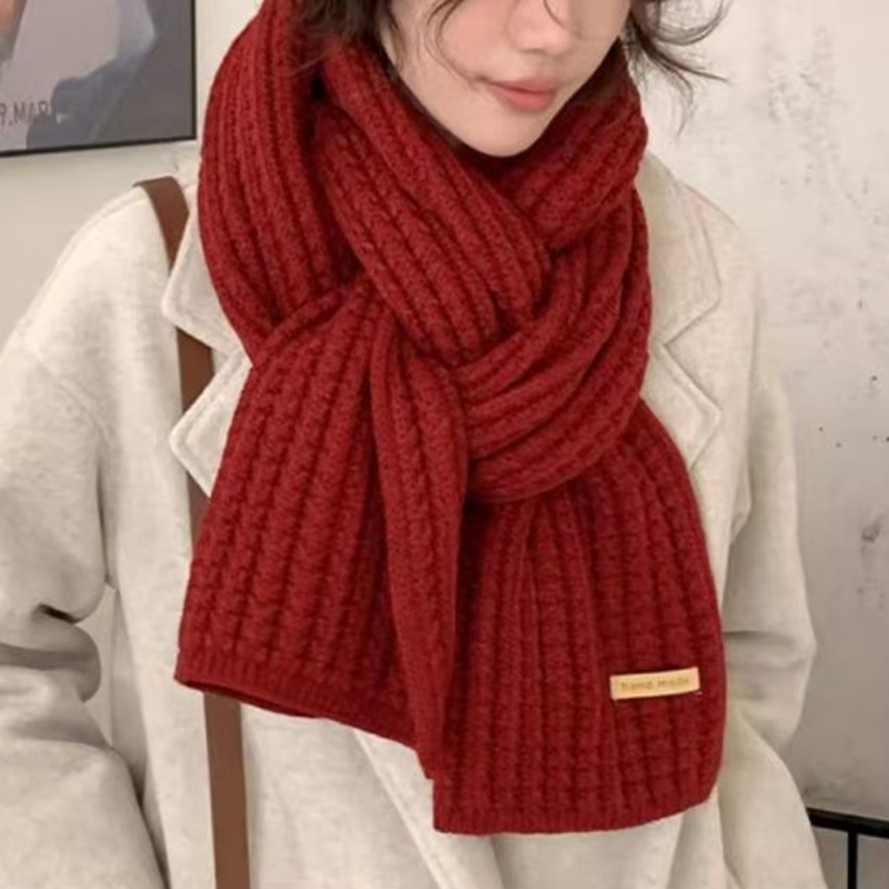 Thick Cable Knit Warm Cashmere - đánh giá và giá Men Scarf Wool