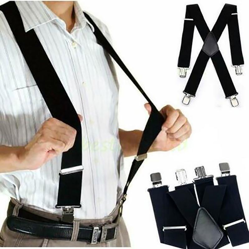 35mm Wide Men Suspenders High  - đánh giá và giá Suspenders Clip Men