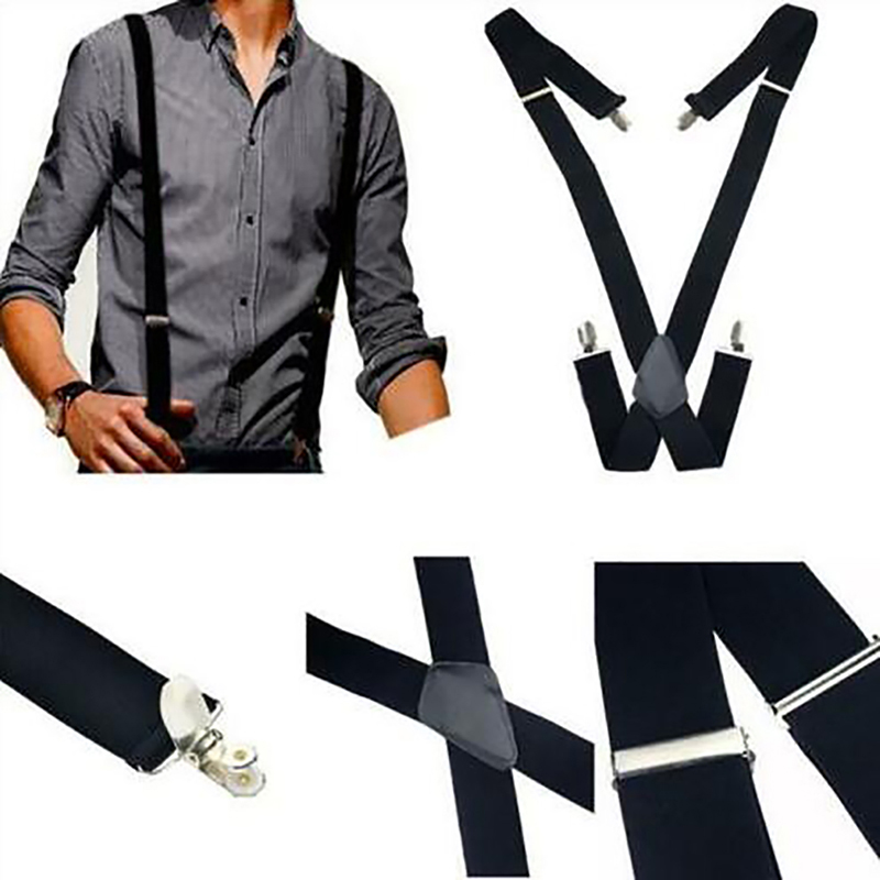 35mm Wide Men Suspenders High  - đánh giá và giá Suspenders Clip Men