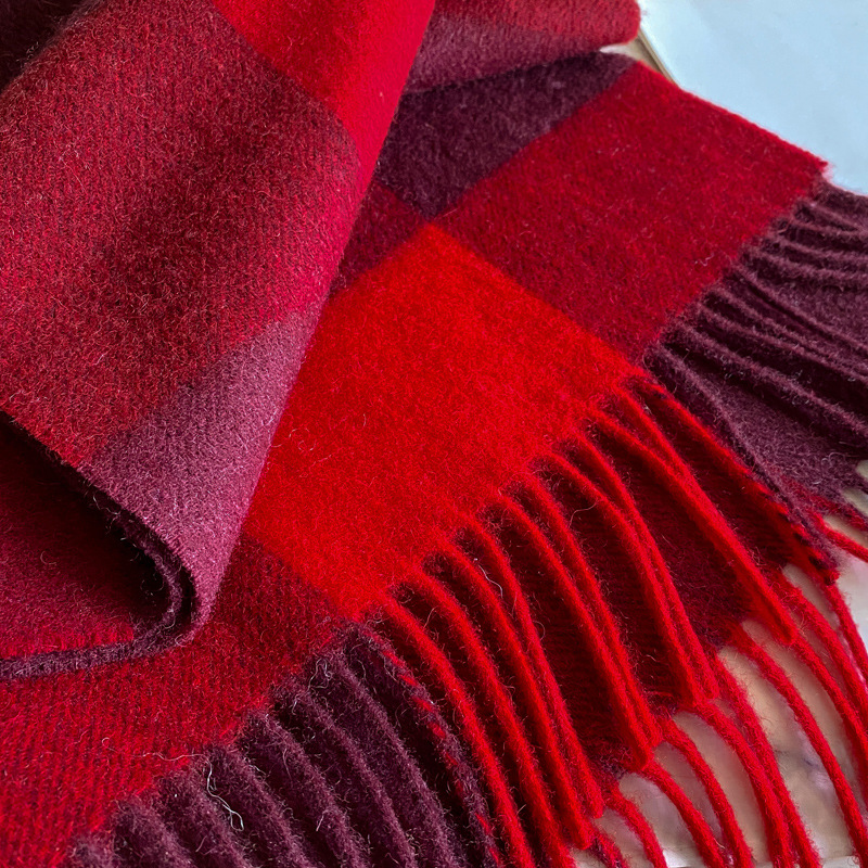 100% Wool Scarf Men Women Wint - đánh giá và giá Men Scarf Wool