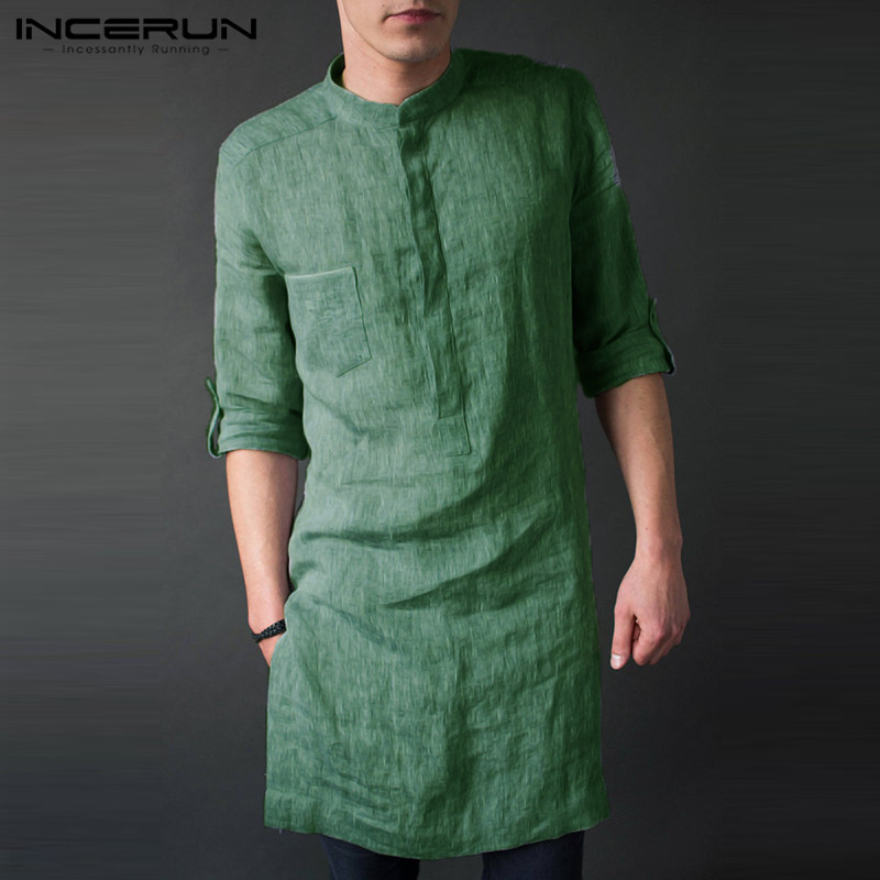 INCERUN Men's Long Sleeve Midi - đánh giá và giá Men'S Fashion Kurta