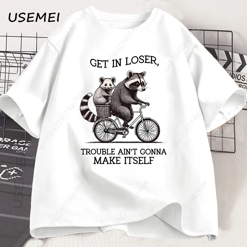 Get in Loser T Shirt Funny Rac - đánh giá và giá Graphic Tee Oversized