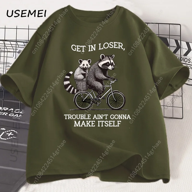 Get in Loser T Shirt Funny Rac - đánh giá và giá Graphic Tee Oversized