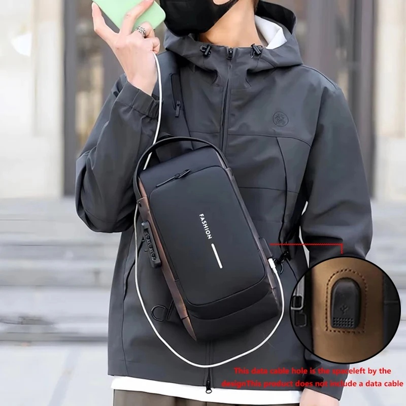 Men's anti-theft chest bag, fa - đánh giá và giá Mens Fashion Blog