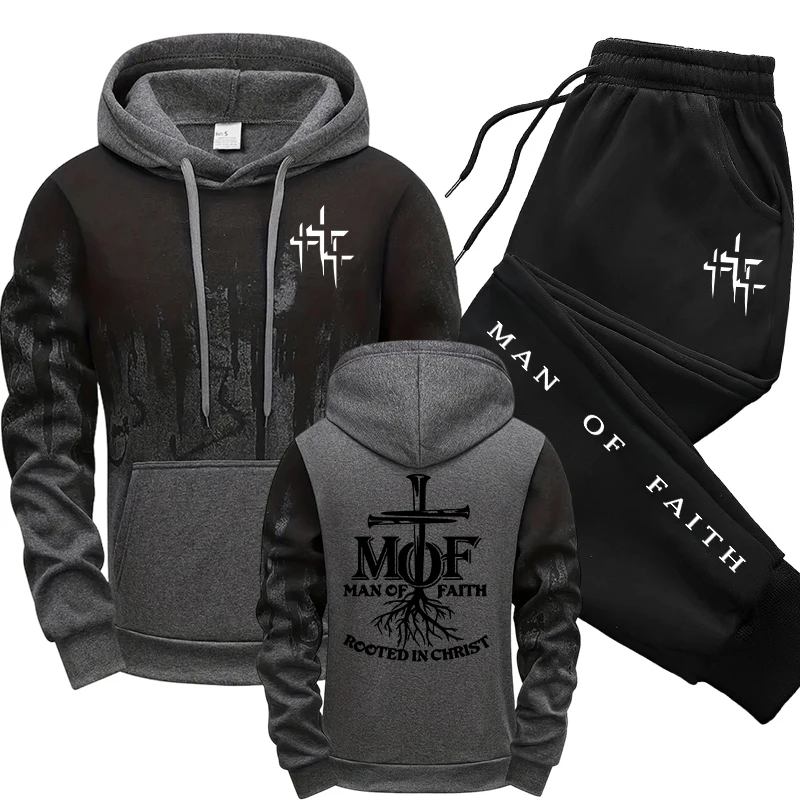 Man of Faith Men's Tracksuit H - đánh giá và giá Mens Fashion Casual Outfits