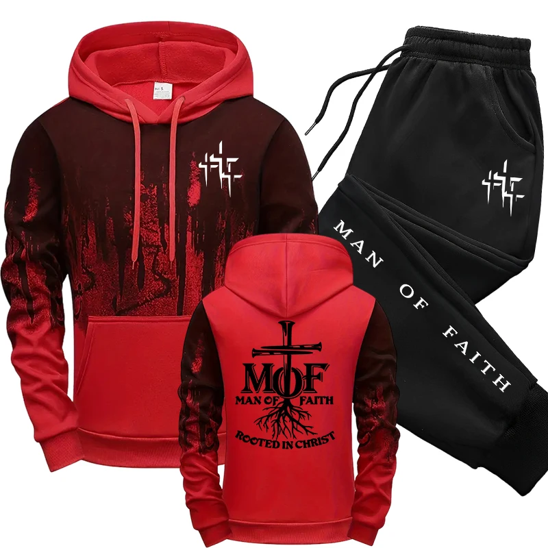 Man of Faith Men's Tracksuit H - đánh giá và giá Mens Fashion Casual Outfits