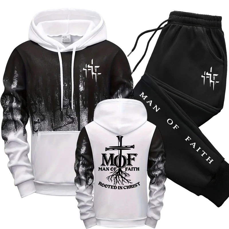 Man of Faith Men's Tracksuit H - đánh giá và giá Mens Fashion Casual Outfits