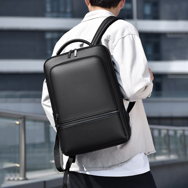 PU Leather Men's Backpack USB  - đánh giá và giá Mens Fashion Blog