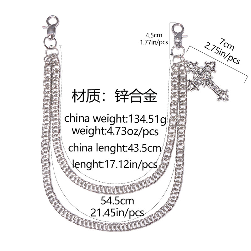 Fashion Punk Metal Pants Chain - đánh giá và giá Jeans Pants Fashion Men