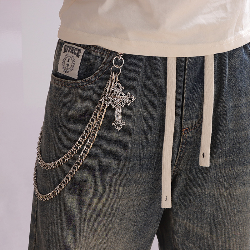 Fashion Punk Metal Pants Chain - đánh giá và giá Jeans Pants Fashion Men