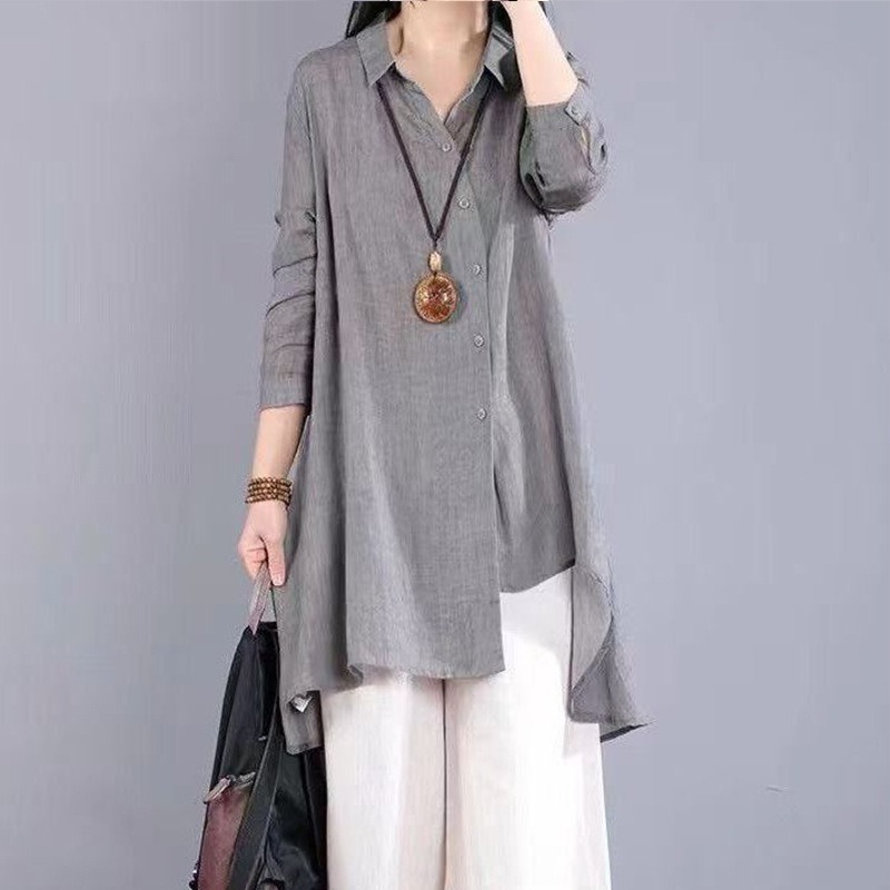 Women Polo Collar Long Sleeve  - đánh giá và giá Polo Shirt Slim