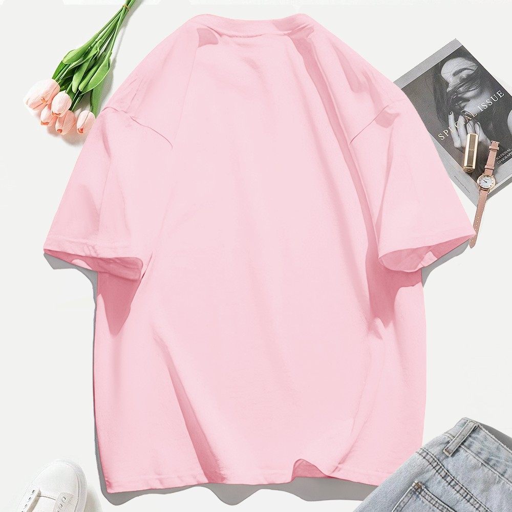 Custom Cotton T-Shirts Womens  - đánh giá và giá Graphic Tee Oversized