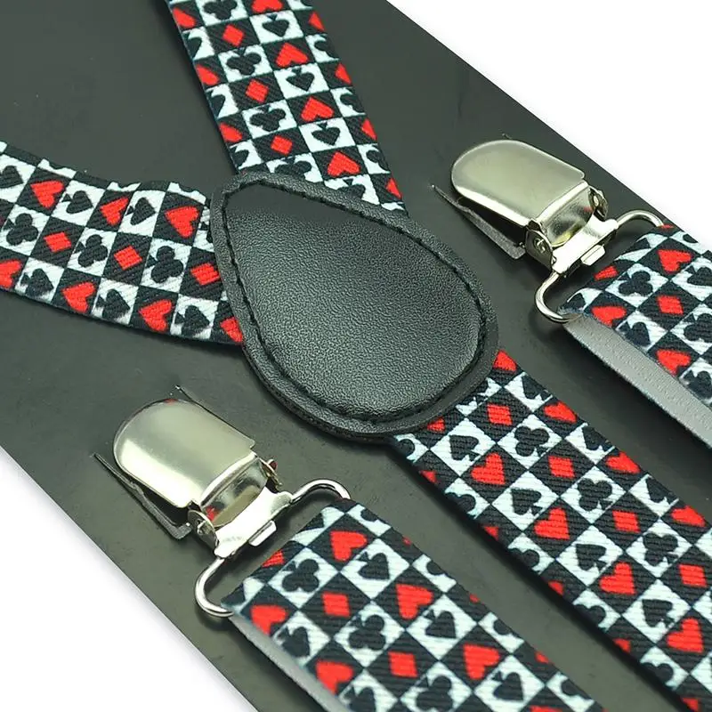 Unisex Playing Card Poker Desi - đánh giá và giá Suspenders Clip Men