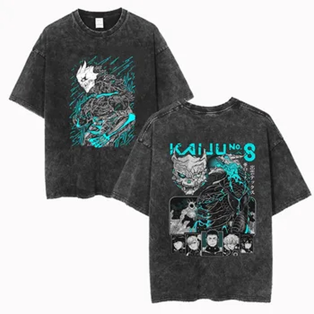 Kaiju No 8 T-Shirts Anime Kaij - đánh giá và giá Graphic Tee Oversized