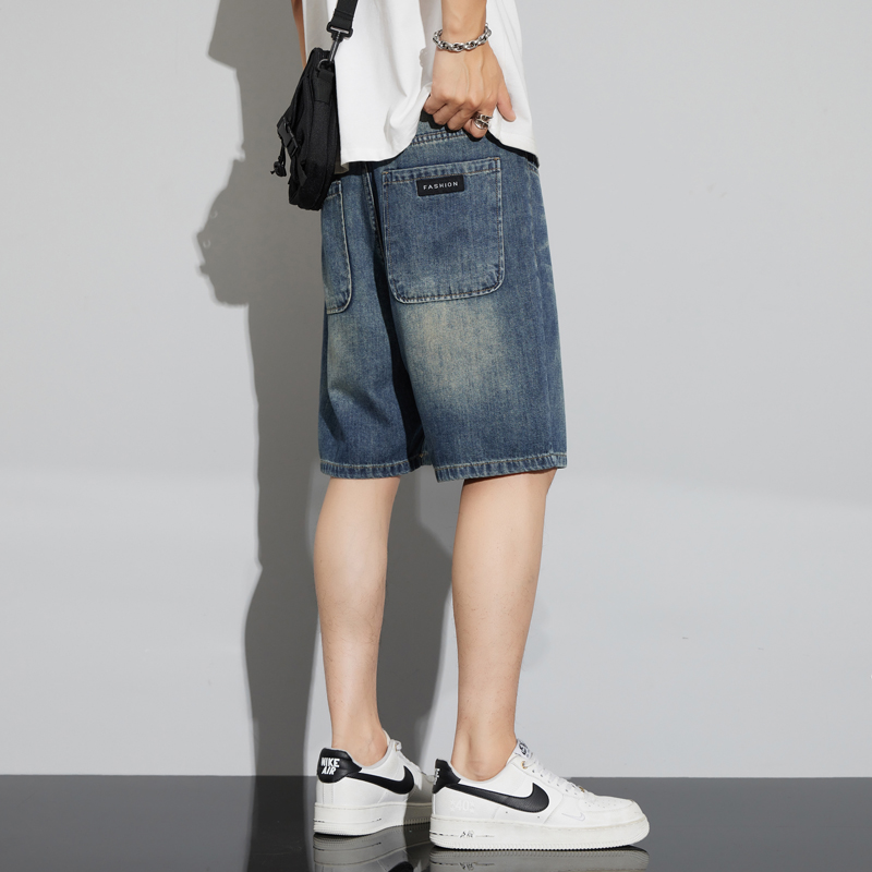 Men's Vintage Denim Shorts Sum - đánh giá và giá Jeans Pants Fashion Men