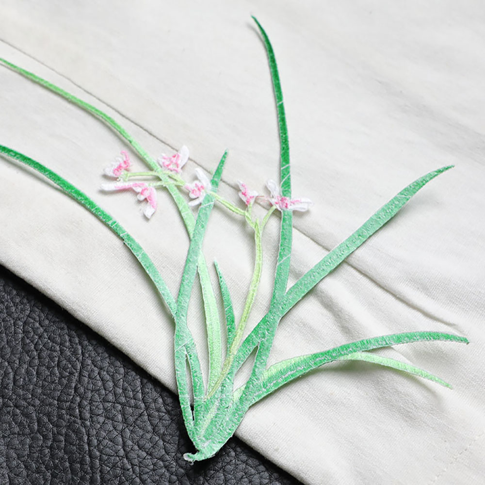 1 Piece 20CM X 18CM Orchid Emb - đánh giá và giá Men'S Fashion X
