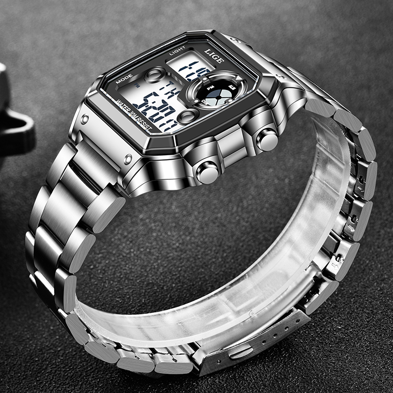 LIGE Fashion Casual Electronic - đánh giá và giá Mens Fashion Week