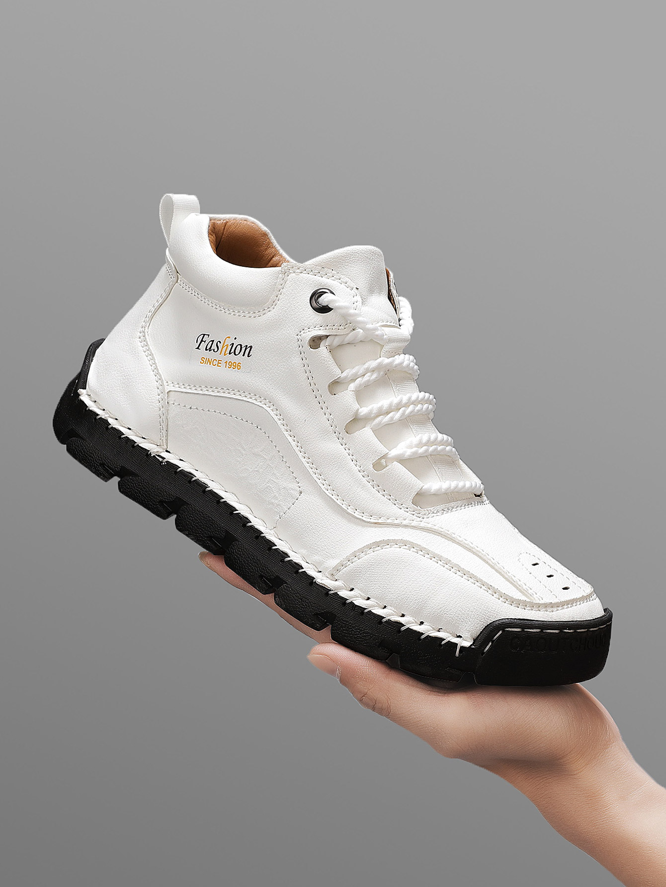 Men's Handmade Mid-Top Casual  - đánh giá và giá Men'S Fashion Hiking Boots