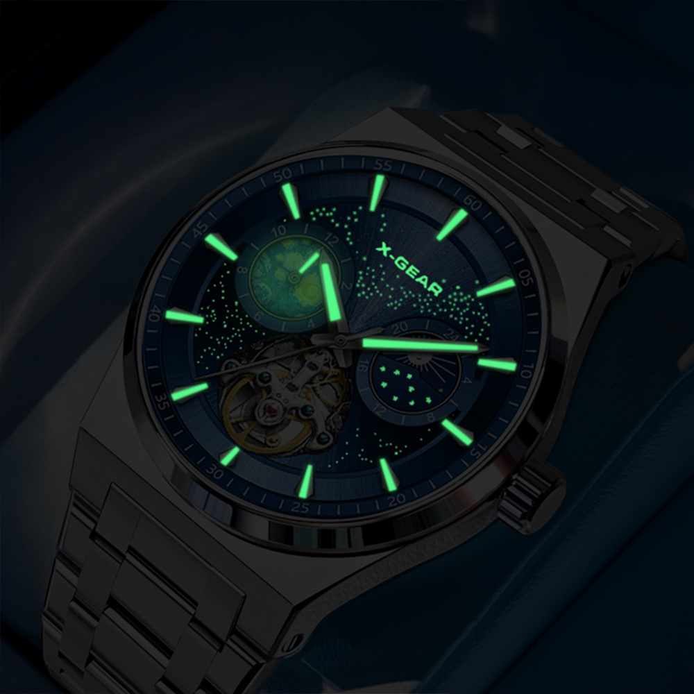 X-GEAR Flywheel Skeleton Autom - đánh giá và giá Men'S Fashion X