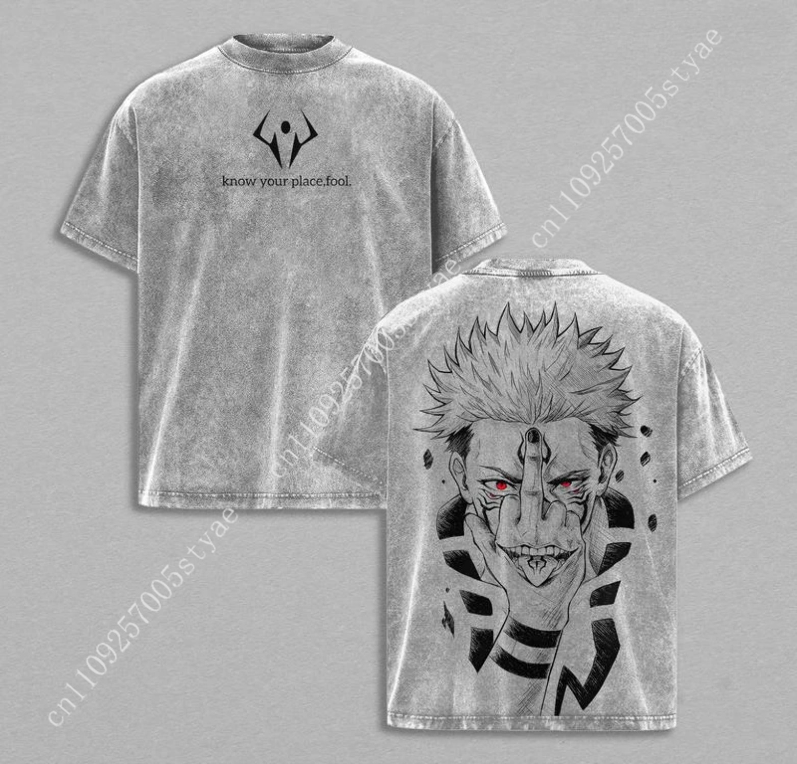 Anime  Ryomen Sukuna Graphic T - đánh giá và giá Graphic Tee Oversized
