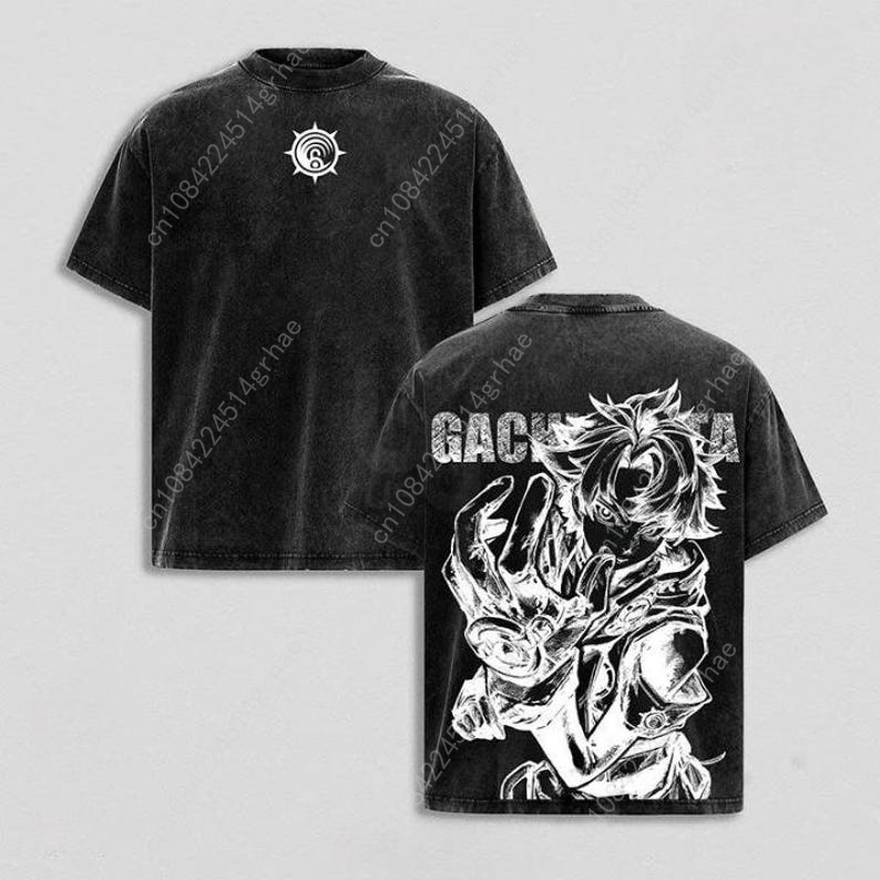 Gachiakuta Vintage Anime Washe - đánh giá và giá Graphic Tee Oversized