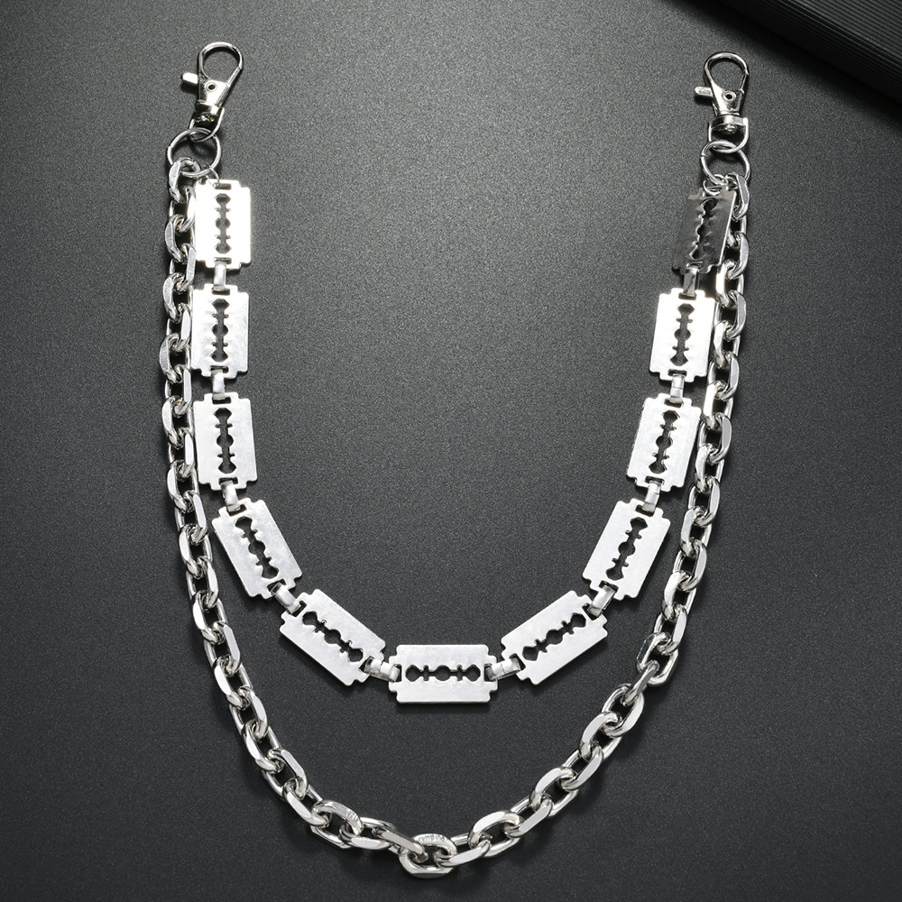 Punk Metal Chain Keychains for - đánh giá và giá Jeans Pants Fashion Men