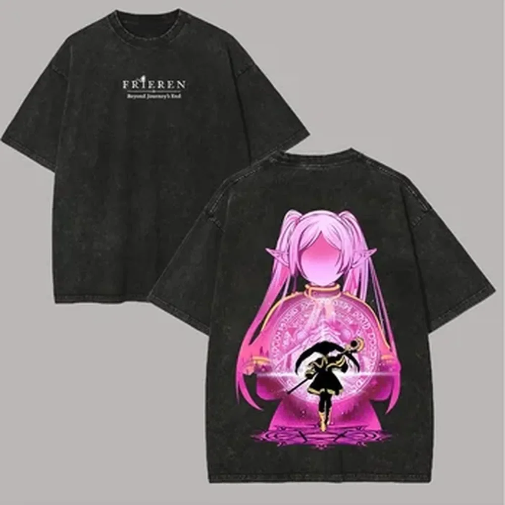 Anime Cute Frieren Graphic T-s - đánh giá và giá Graphic Tee Oversized
