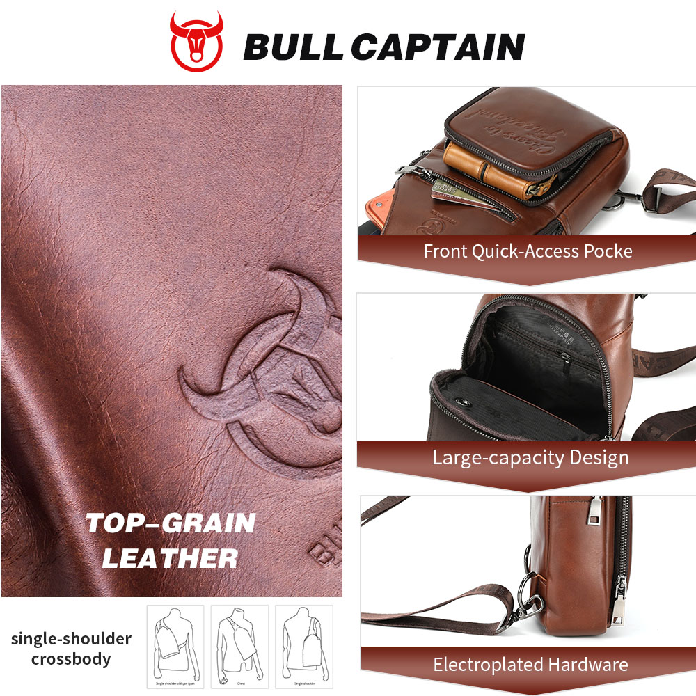 BULLCAPTAIN Genuine Leather Ch - đánh giá và giá Mens Fashion Blog