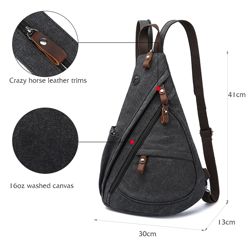 Canvas Sling Bag Convertible C - đánh giá và giá Mens Fashion Blog