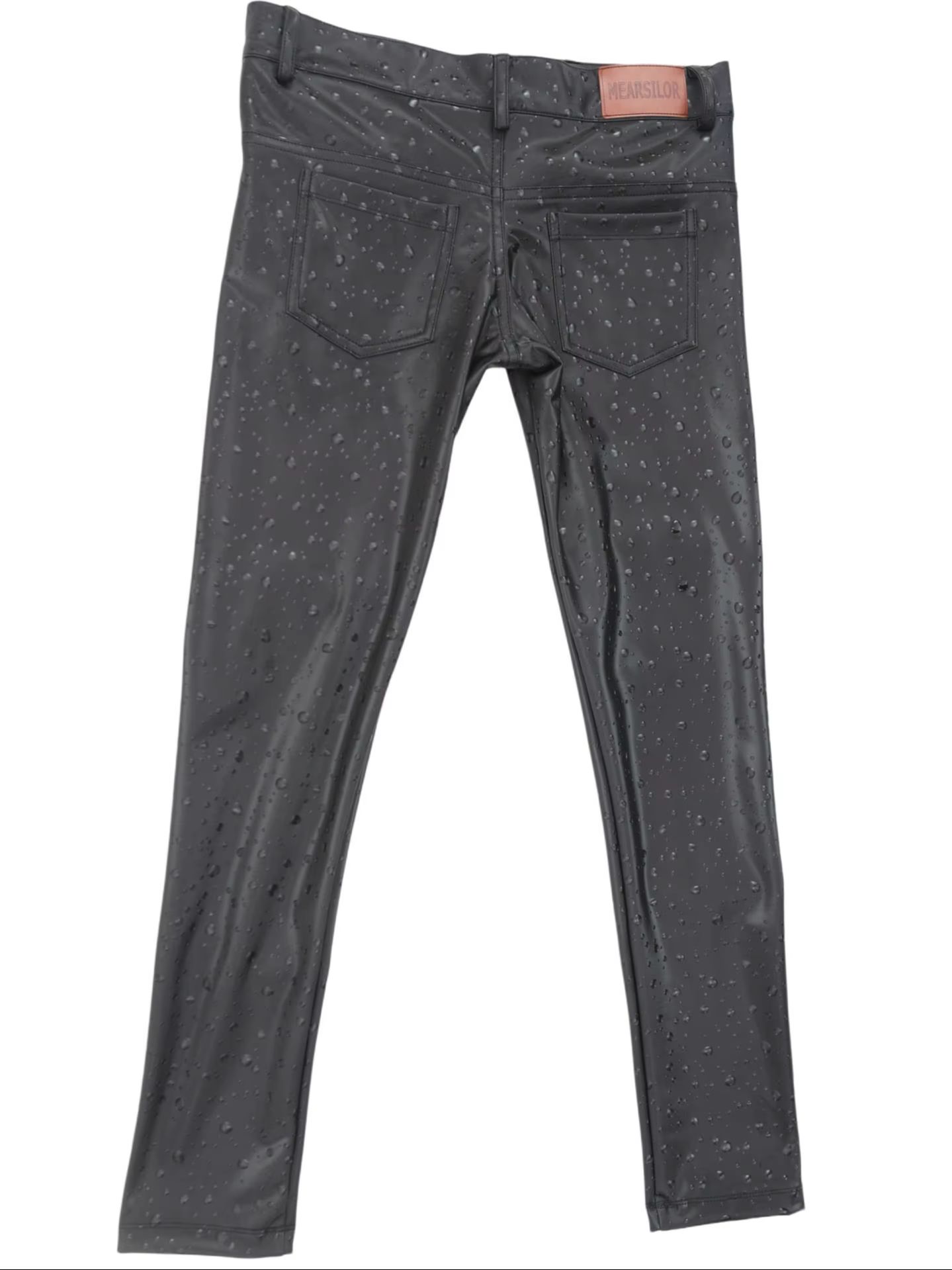 3D Water Drop Print Elastic PU - đánh giá và giá Jeans Pants Fashion Men