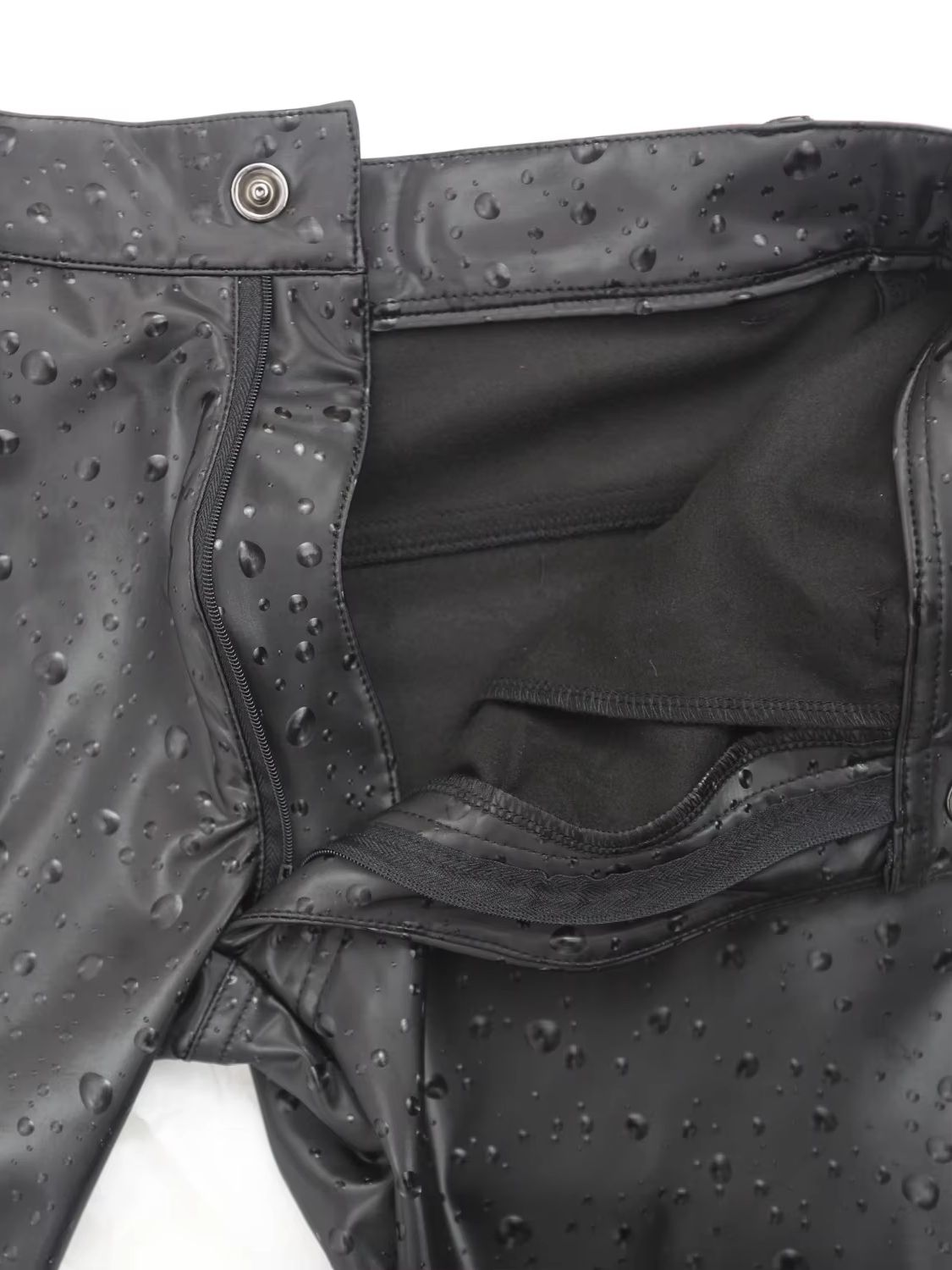 3D Water Drop Print Elastic PU - đánh giá và giá Jeans Pants Fashion Men
