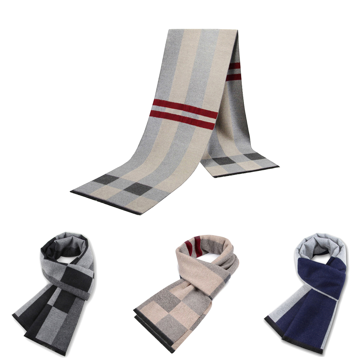 Men Scarf For Man Winter Copy  - đánh giá và giá Men Scarf Wool